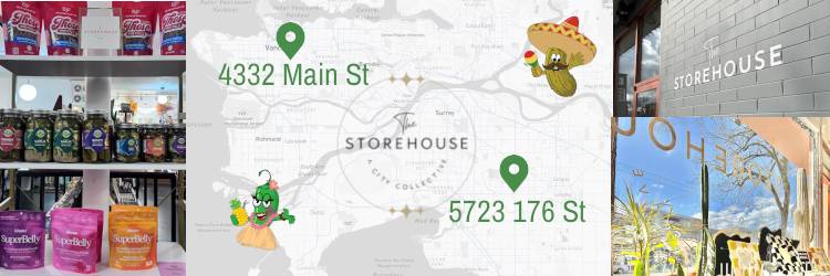 Mandis Mickles sold at The Storehouse in Vancouver and Cloverdale