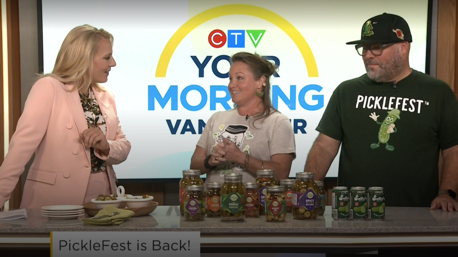 Mandi on CTV's Your Morning Vancouver talking Picklefest