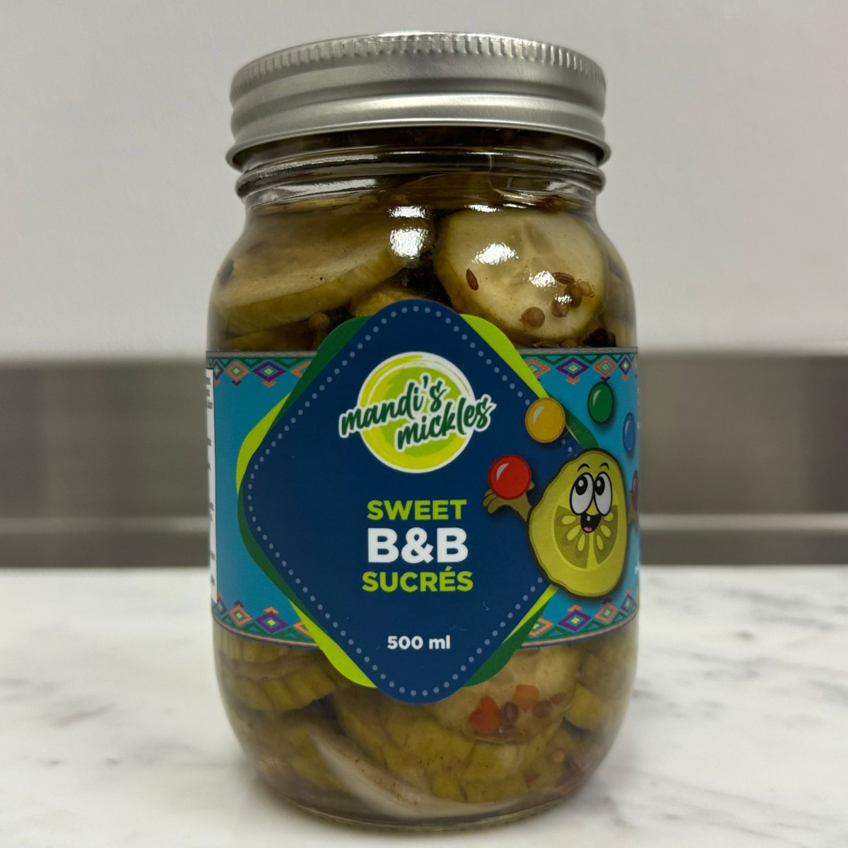 A jar of Sweet BoB from Mandi's Mickles