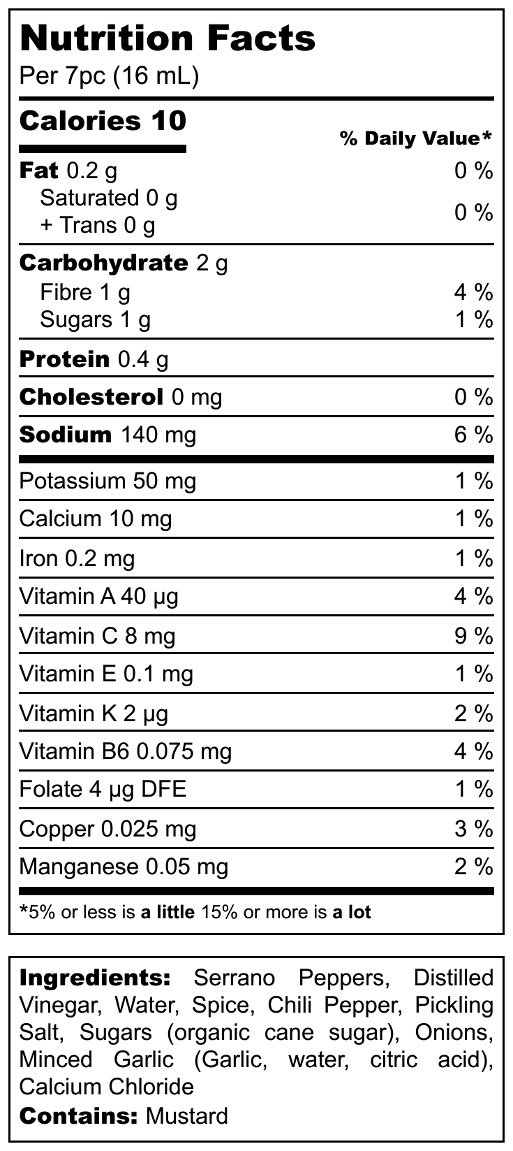 Birds-Eye Zinger nutrition info